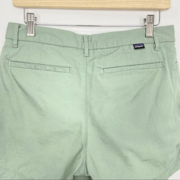 Patagonia Pants - Patagonia High Rise Stretch All-Wear Shorts mint green